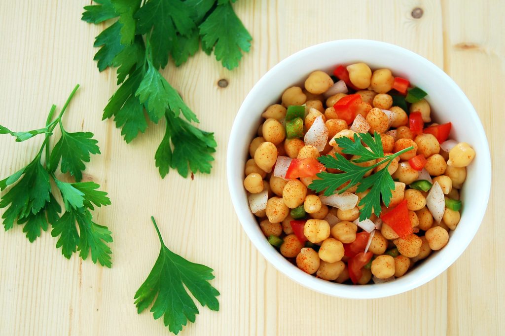 salade-pois-chiche - Vegan Pratique