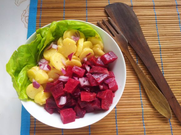 Salade De Pommes De Terre Et Betteraves Recette Vegan Pratique