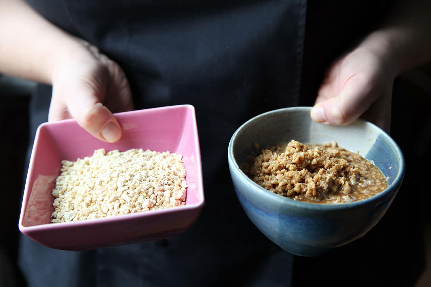 Protéines de soja texturées, recette de base et lasagnes, recette